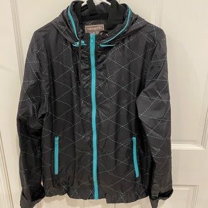 Rain jumper - men’s- black - size L (closer to M)